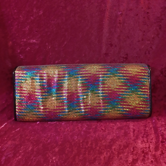 Aldo multicoloured sequinned clutch - Picture 3 of 9